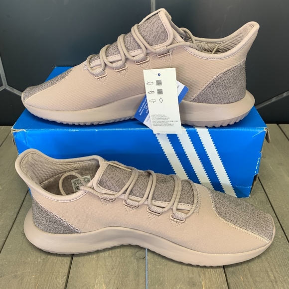 New! Adidas Tubular Shadow Vapour Grey Brown Shoe - Picture 2 of 5